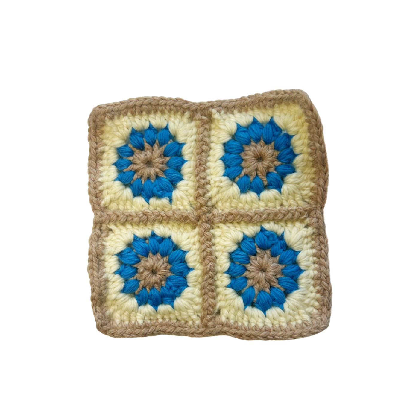 pure wool crochet-Chunky Wool Crochet Tiles