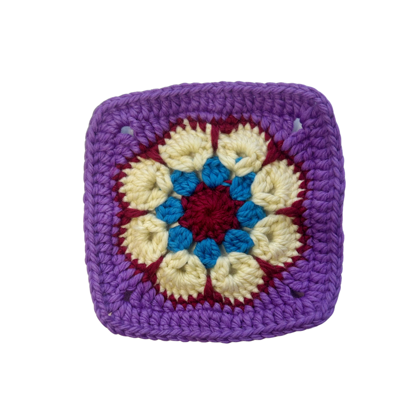 handmade crochet squares-pure wool crochet