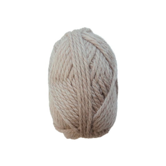 Pure Wool Chunky Yarn - 2 Ply, 50g Skein, Perfect for 6-7 US Size Crochet Hooks